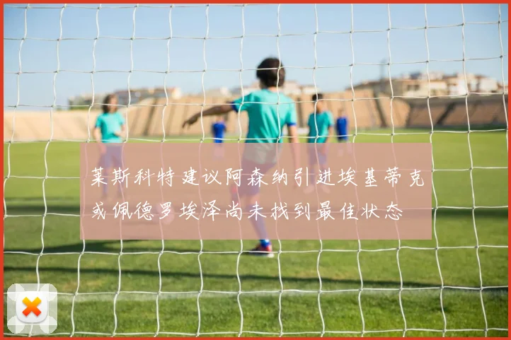 莱斯科特建议阿森纳引进埃基蒂克或佩德罗埃泽尚未找到最佳状态